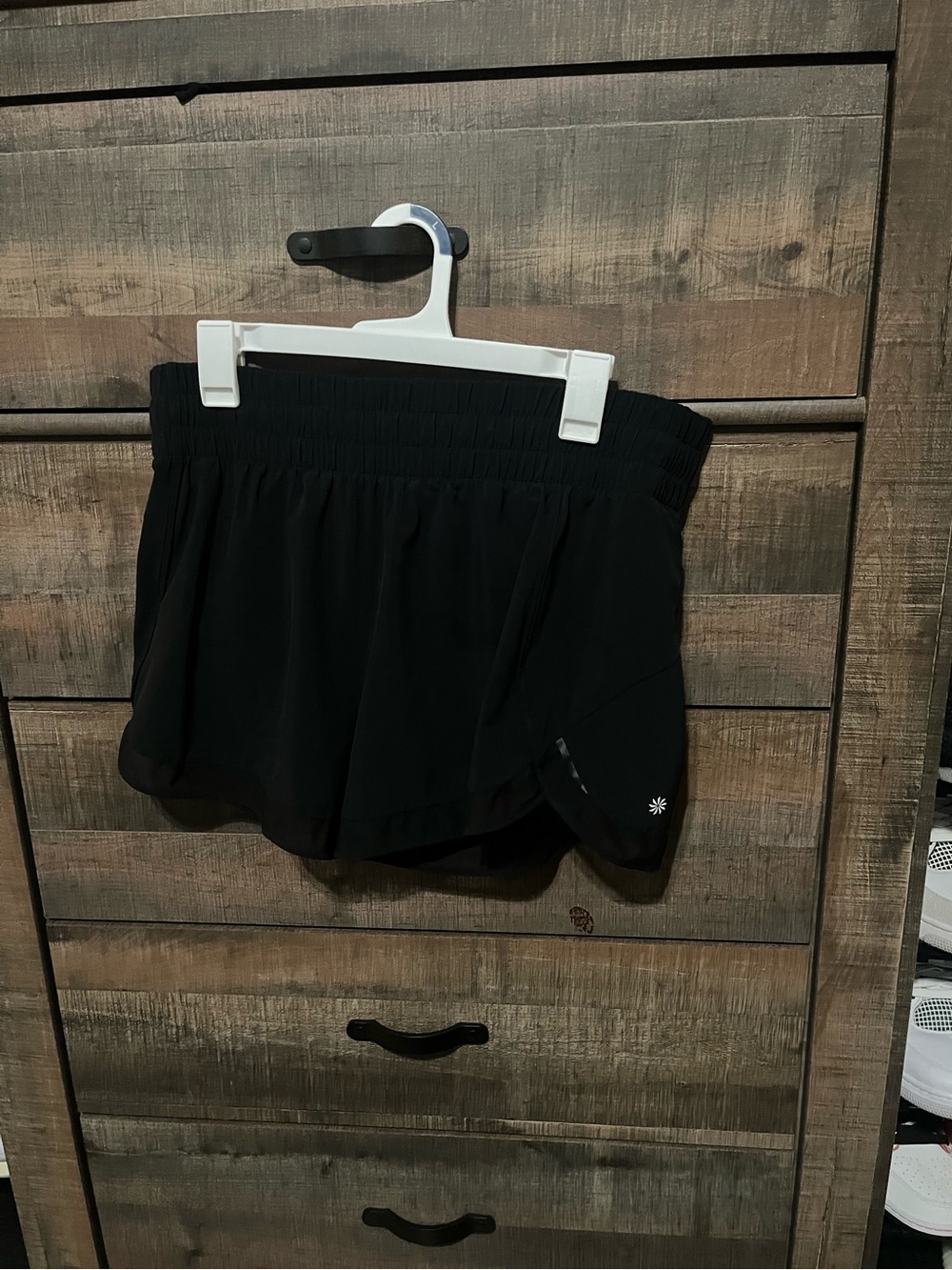 Athleta Womens Black Running Shorts